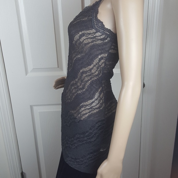 Intimately Free People Gray Lace Tank Top - Picture 6 of 8